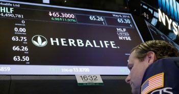 Las acciones de Herbalife logran un pico histórico gracias estos movimientos de la compañía
