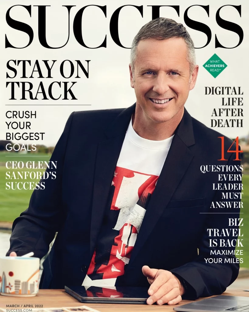 CEO de eXp Realty en la portada de la revista Success